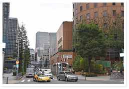 曽根崎の街並み