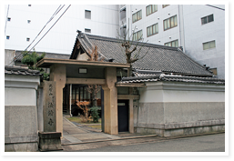 曽根崎の街並み