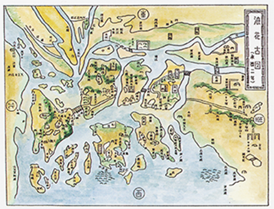 浪花古図